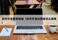 软件开发费用明细（软件开发的费用怎么做账）
